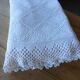 Handmade crochet antique bedspread
