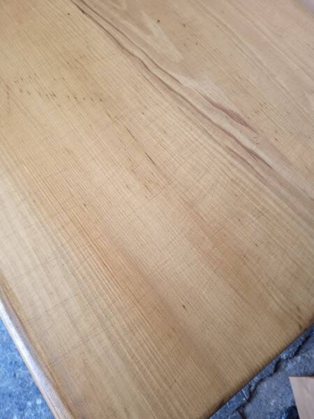110cm bistro table with solid wood top