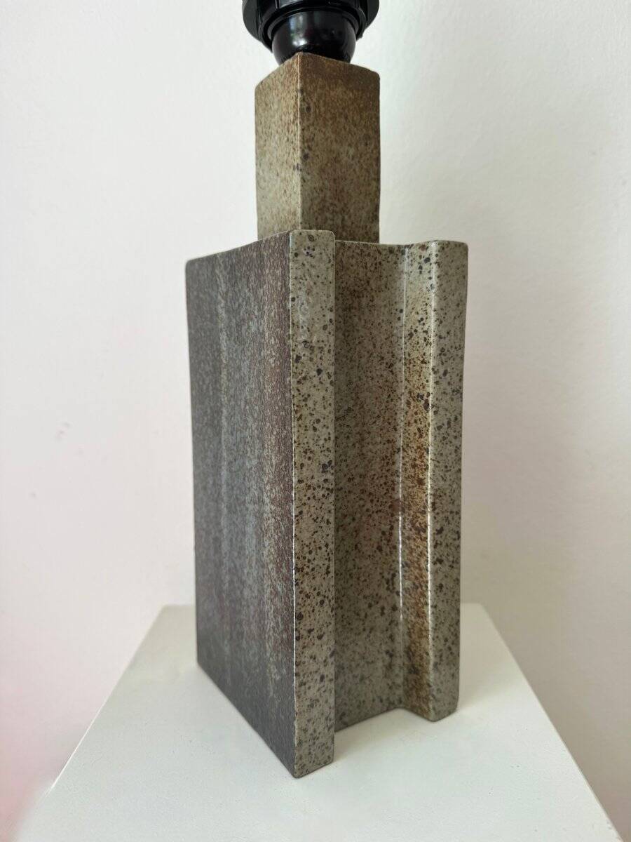 Mid-century modern stoneware Palshus table lamp by Per Linneman Schmidt, Denmark, 1960s
