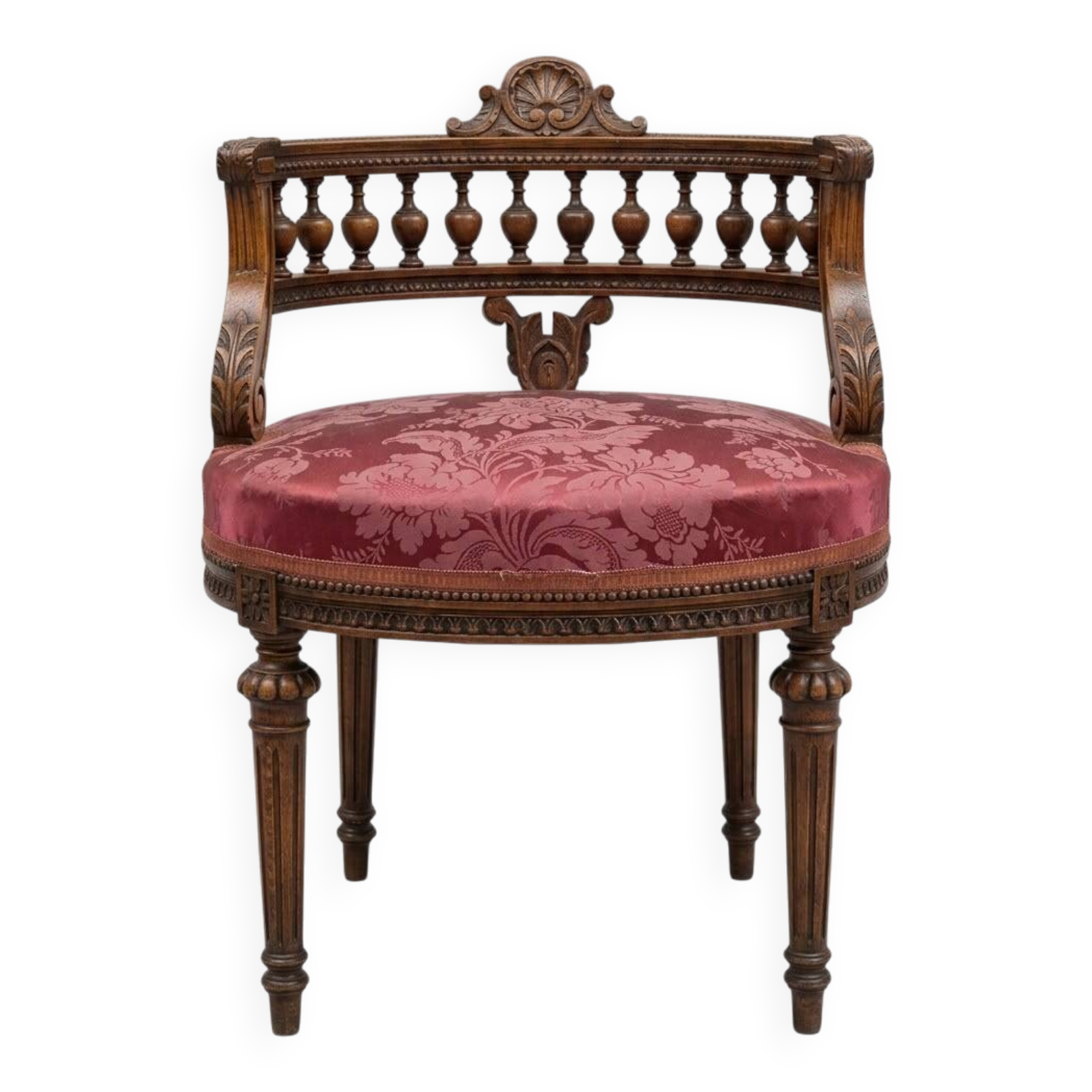 Fauteuil de bureau style louis xvi