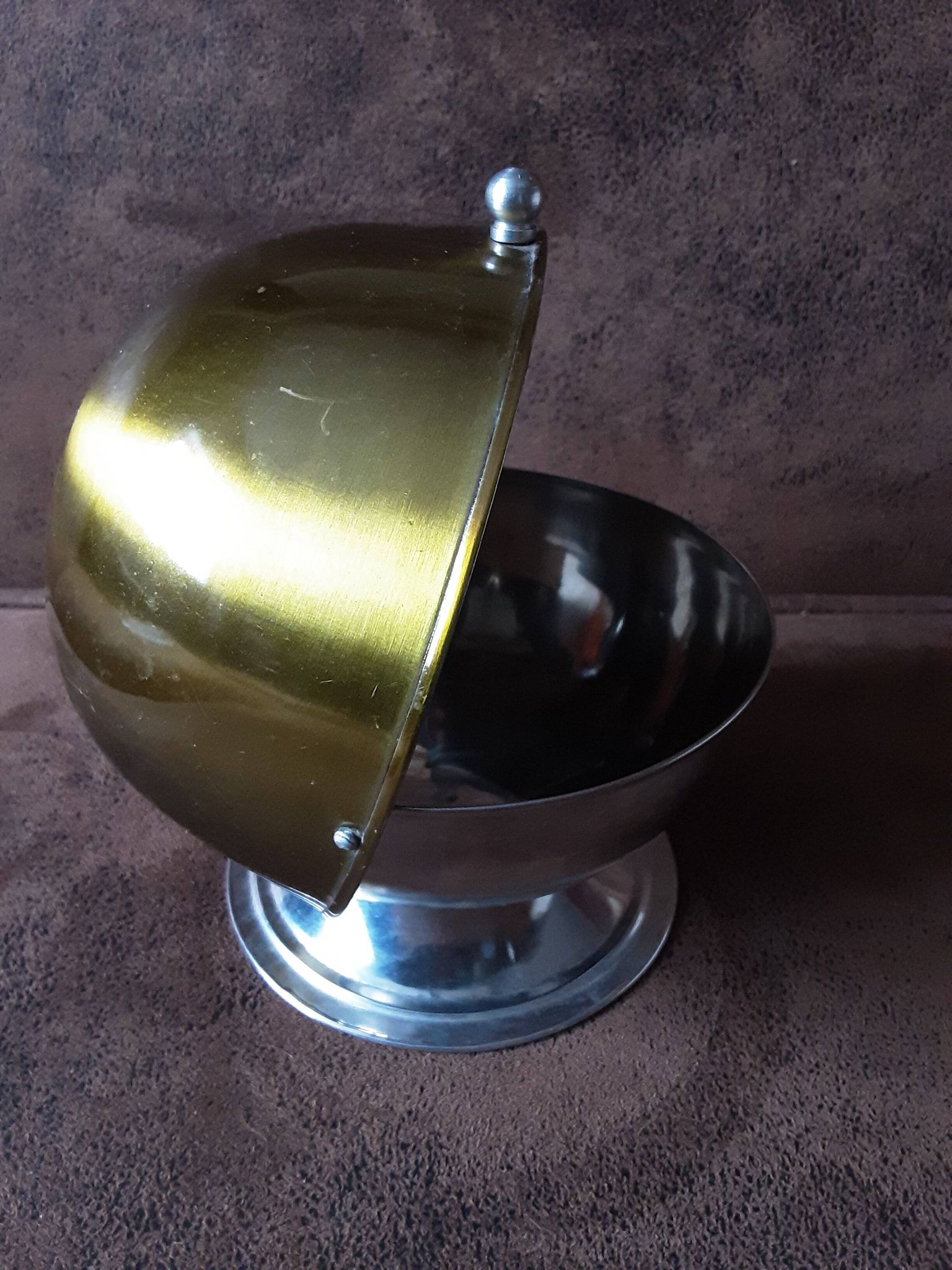Sucrier métal  vintage