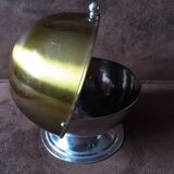 Vintage metal sugar bowl