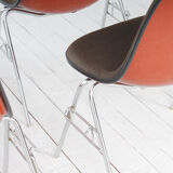 Set of 4 side chairs by Charles & Ray Eames for Herman Miller