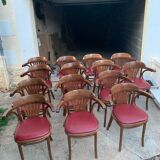 Set of bistro armchairs (14 armchairs)
