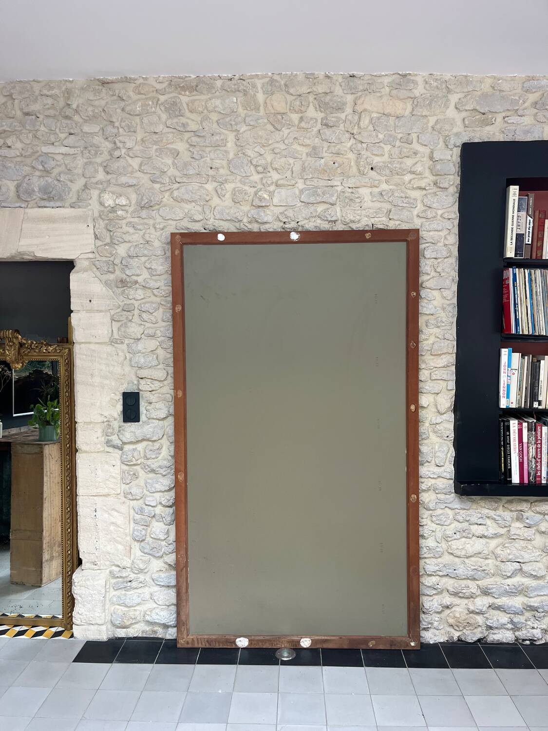 Miroir XXeme 210,5cm/123cm, grande glace