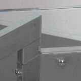 Chromed metal console from the 1970s