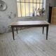 Table de ferme noyer pieds fuseaux 1950