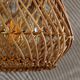 Rattan & Bamboo Classic Sconce Lamp, 15x17Cm