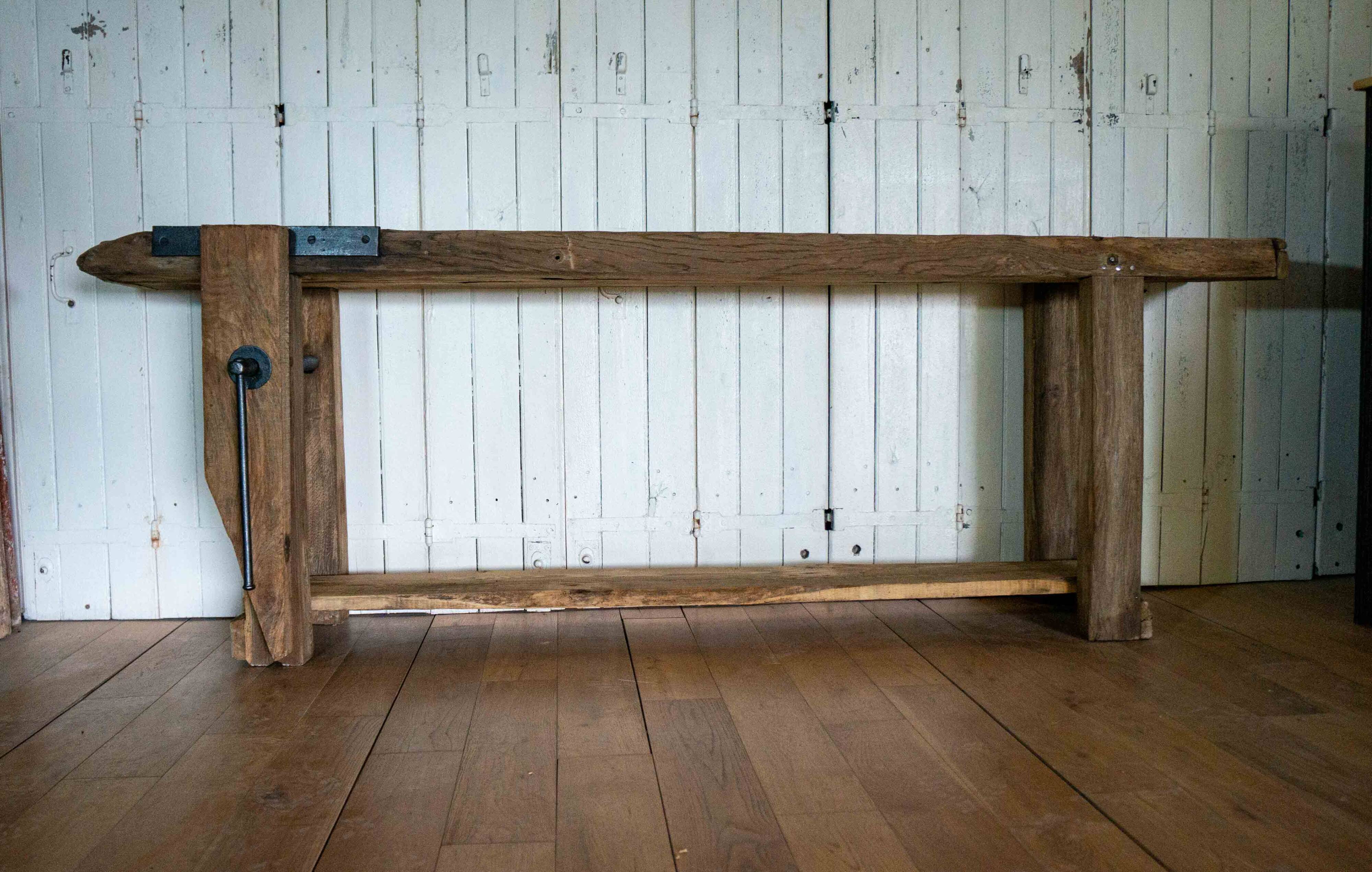 Old restored workbench