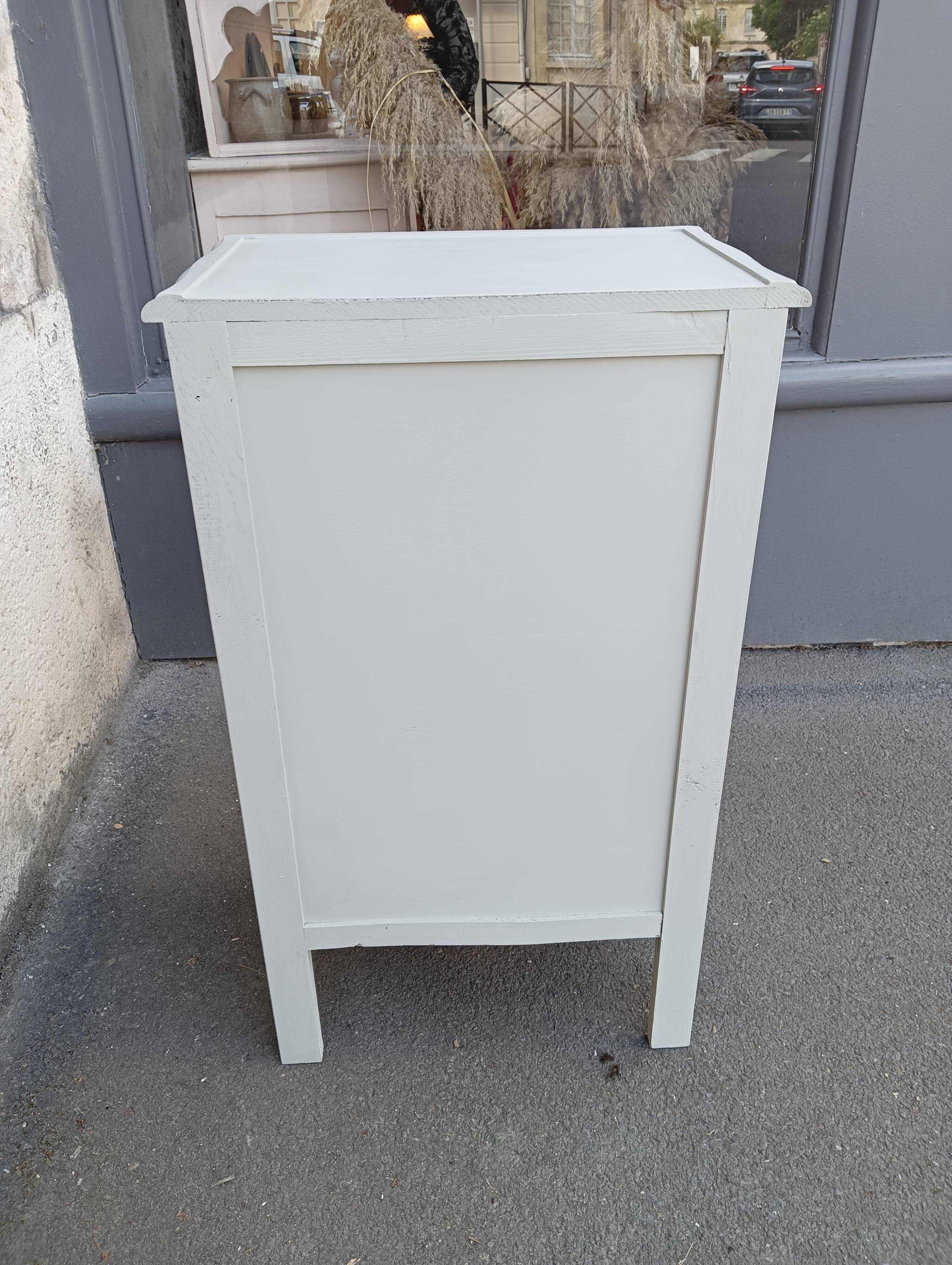 Grey & wood rag picker 5 drawers