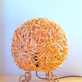 Rattan ball lamp