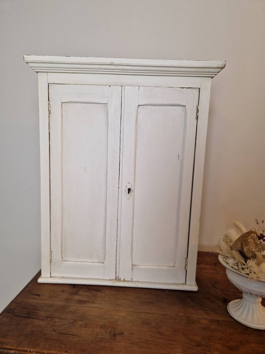 Old professional pharmacy wall cabinet