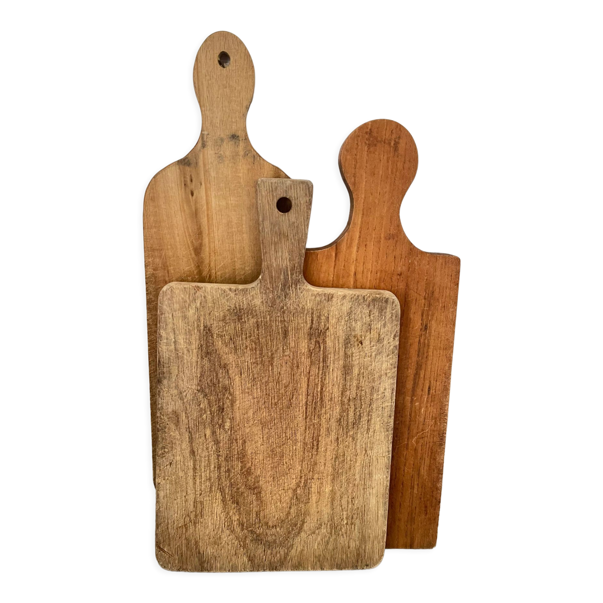 Set of wooden cutting boards