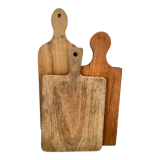 Set of wooden cutting boards
