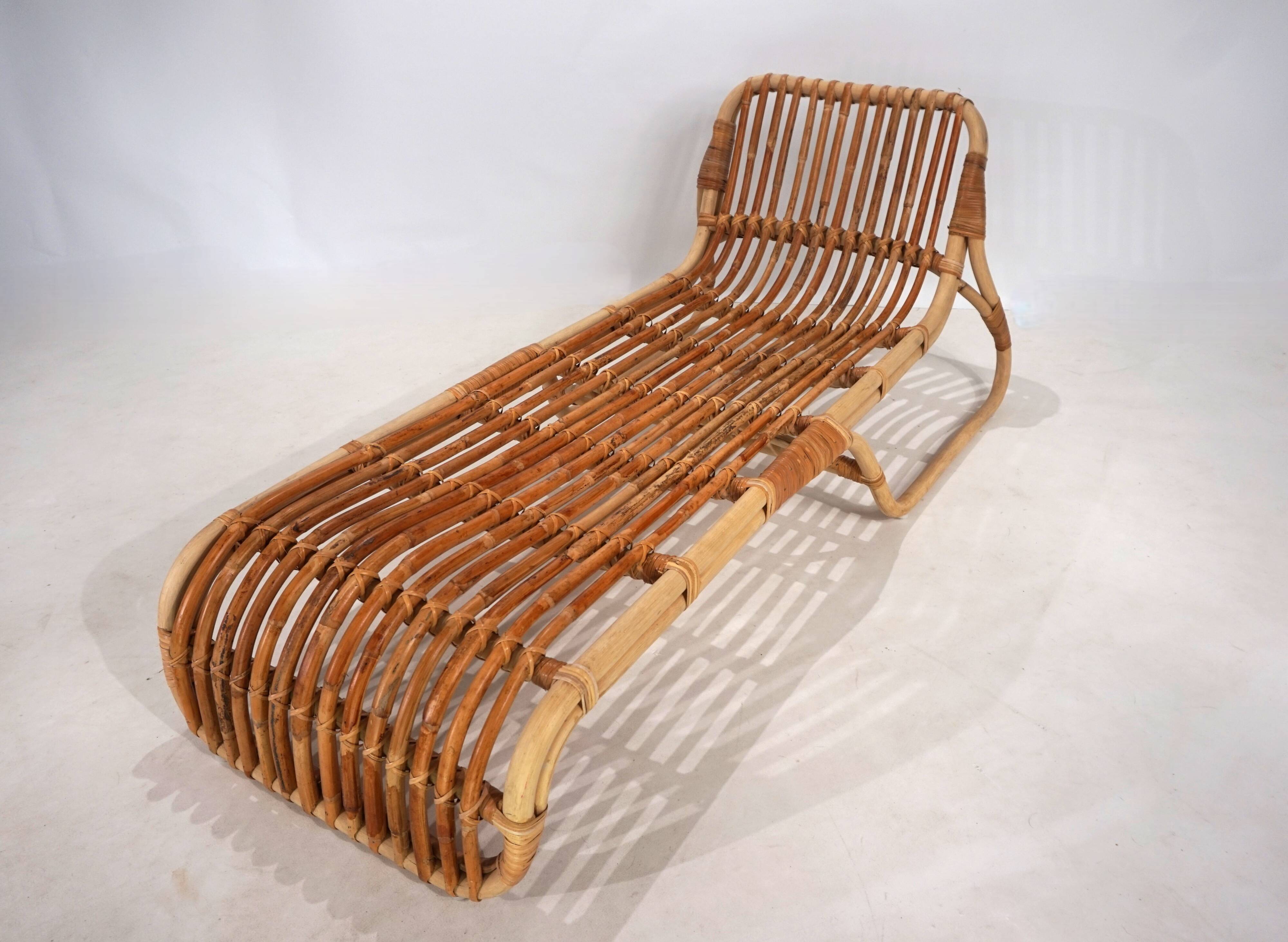 Lit de repos en bambou, 1970