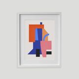 Framed Abstract Collage