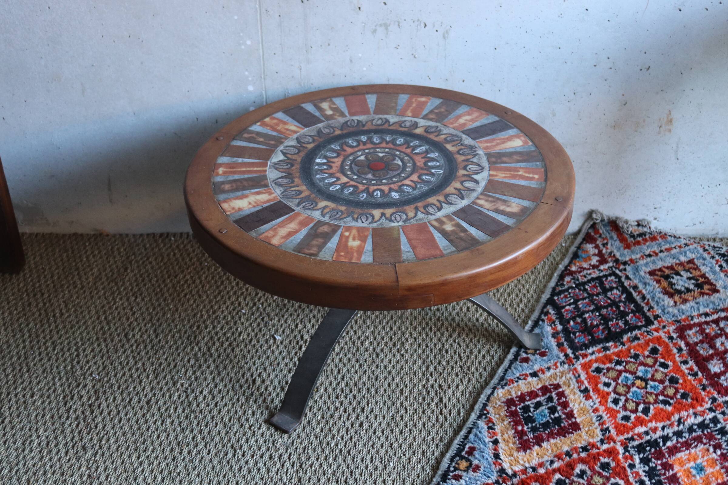 Vallauris Ceramic Coffee Table by Max and Dominique Picard