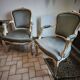paire fauteuils style louis xv