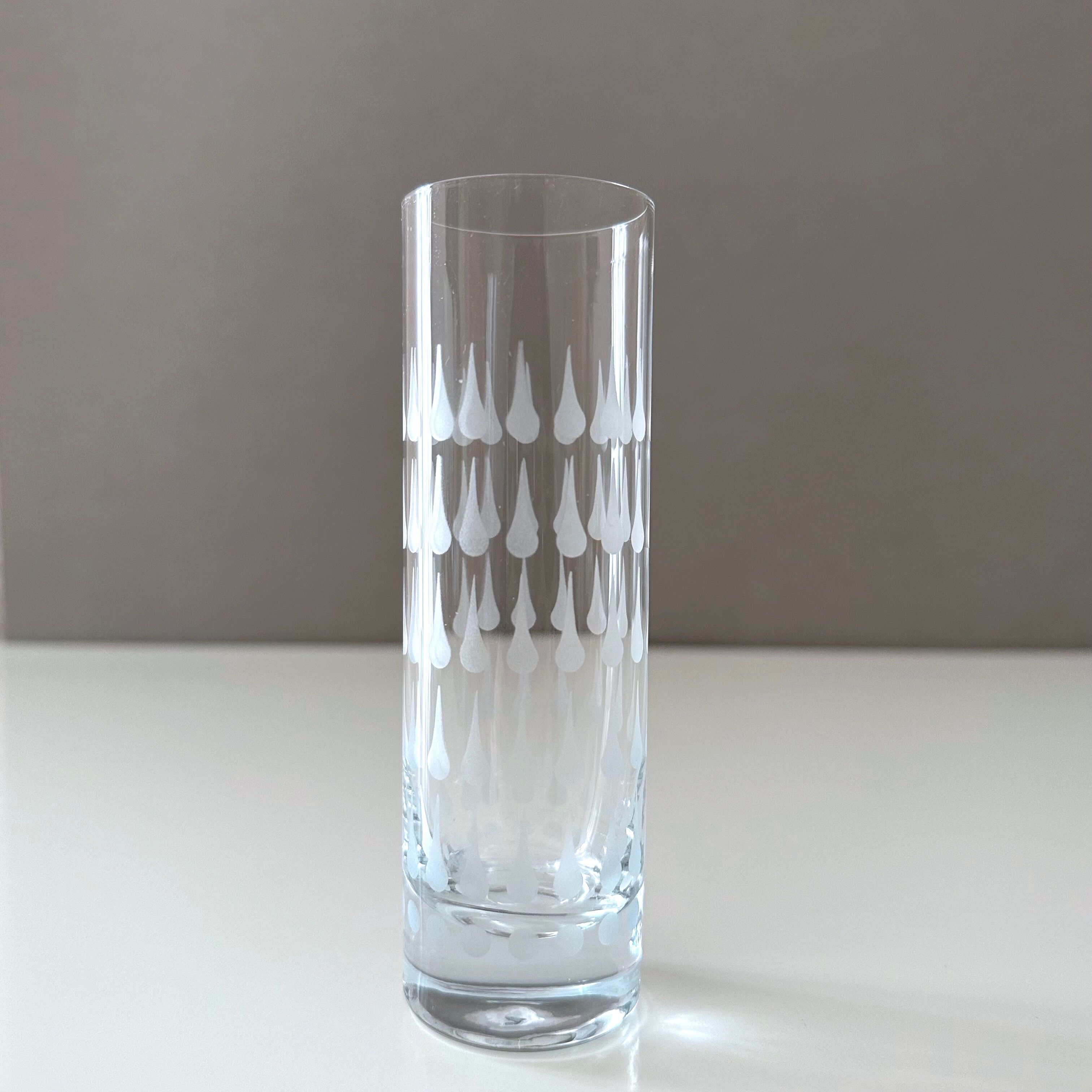 Set of 14 champagne flutes Ingrid Glas Germany