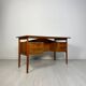 1960s Vintage Mid-Century Danish Teak Writing Desk