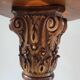 Colonne / piédestal en bois de style antique