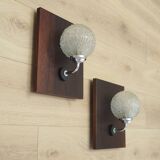 Set of two wall lamps, Danish design, 1970s, production: Denmark