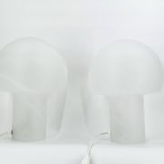 Paire de lampes de table champignons par Peil & Putzler, années 1970