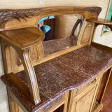 Carved walnut sideboard