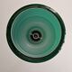 Large vintage pendant lamp in green opaline, 1970s