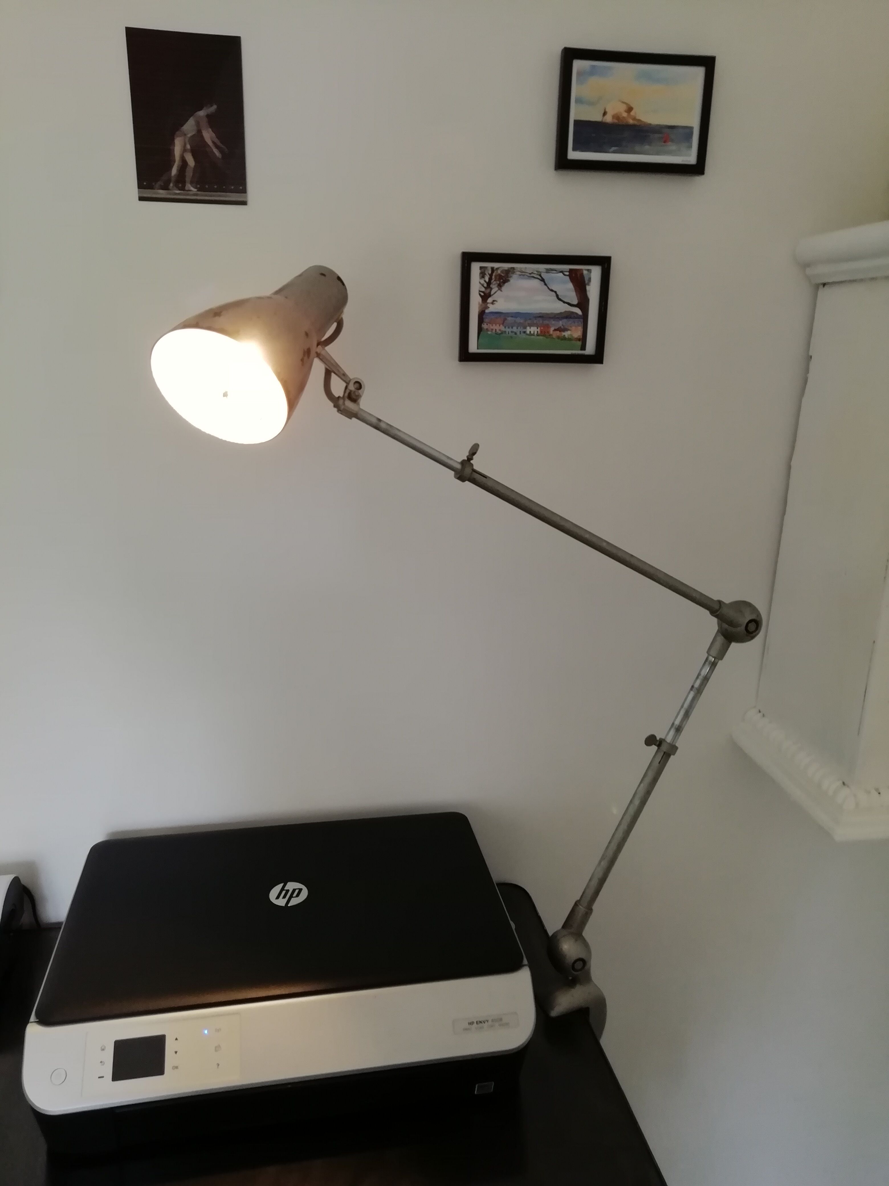 Workshop lamp signed AB deposited 60