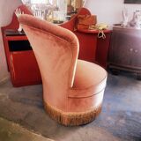 Fringed Velvet Pink Heater