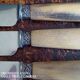 10 horn handle knives including 4 Berthier Valence - 5 logo with the crown 202