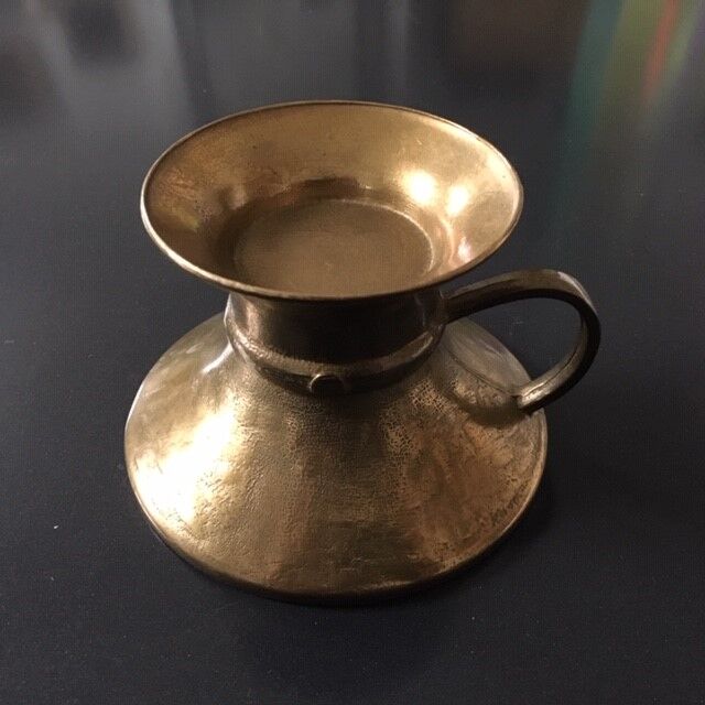 Brass candle holder