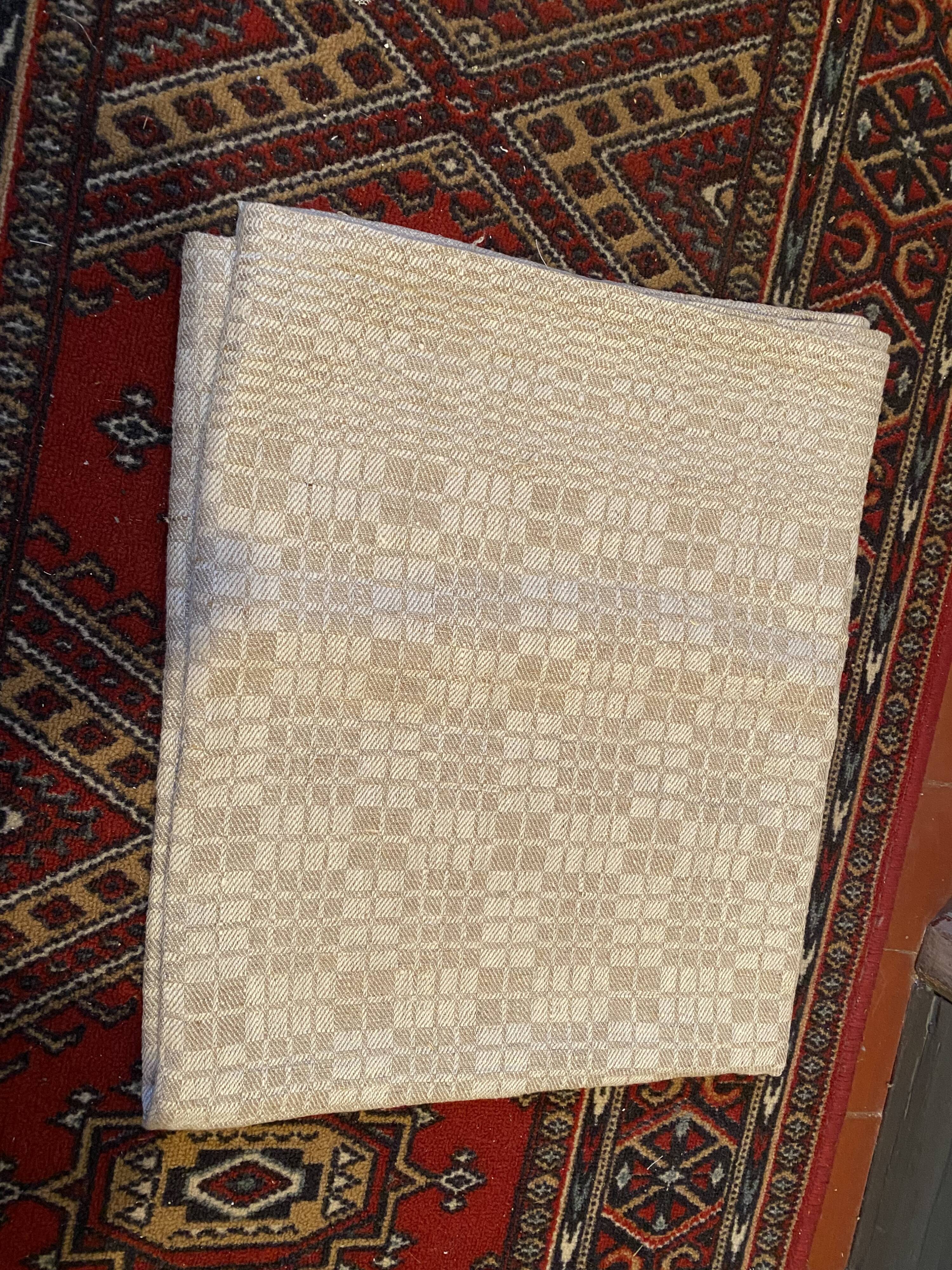 Hemp tablecloth