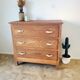 Solid wood chest of drawers