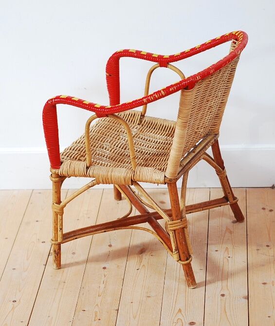 Chair child wicker