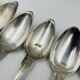 Lot of 6 Silver-Plated Metal Soup Spoons Wiskemann
