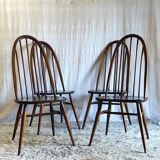 Scandinavian style chairs (set of 4) by Ercol (GB) - mid-20th century