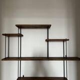 Industrial asymmetrical shelf