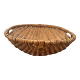 Rare giant oval wicker basket d58