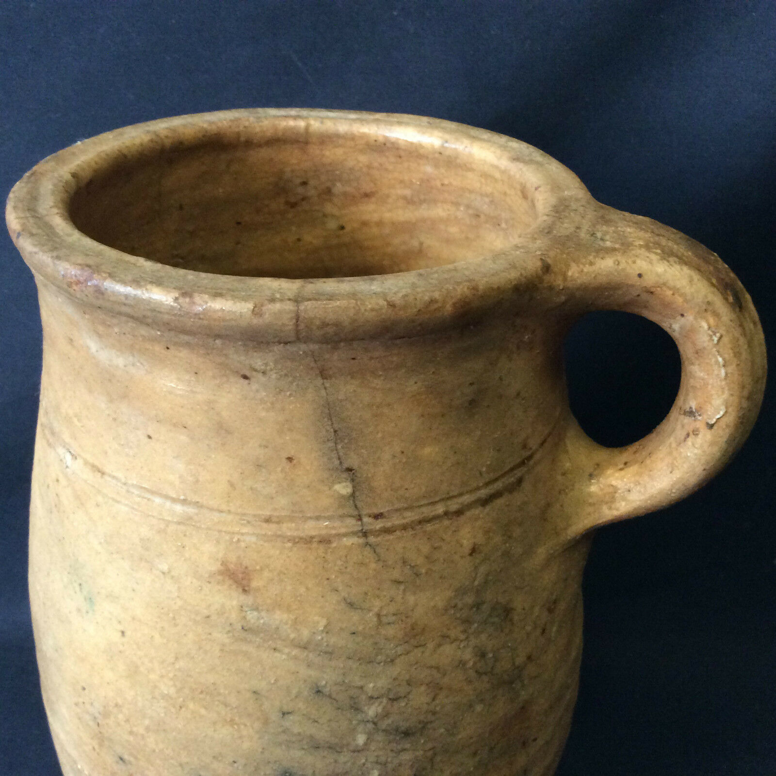 19th century earth oil jar