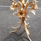 Gold metal side table 1970