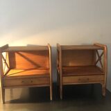 Bedside tables manufactured by Ateliers Saint-Sabin