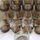 24 verres Hi-ball fumés du milieu du siècle