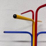 Multicolored children's coat rack