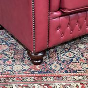 Canapé Chestefield 2 places en cuir, production moderne des années 2000