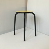 Yellow vintage stool