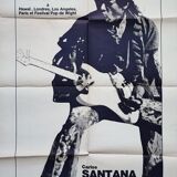 Affiche originale de 1974 jimi hendrix beatles pink floyd ginger baker