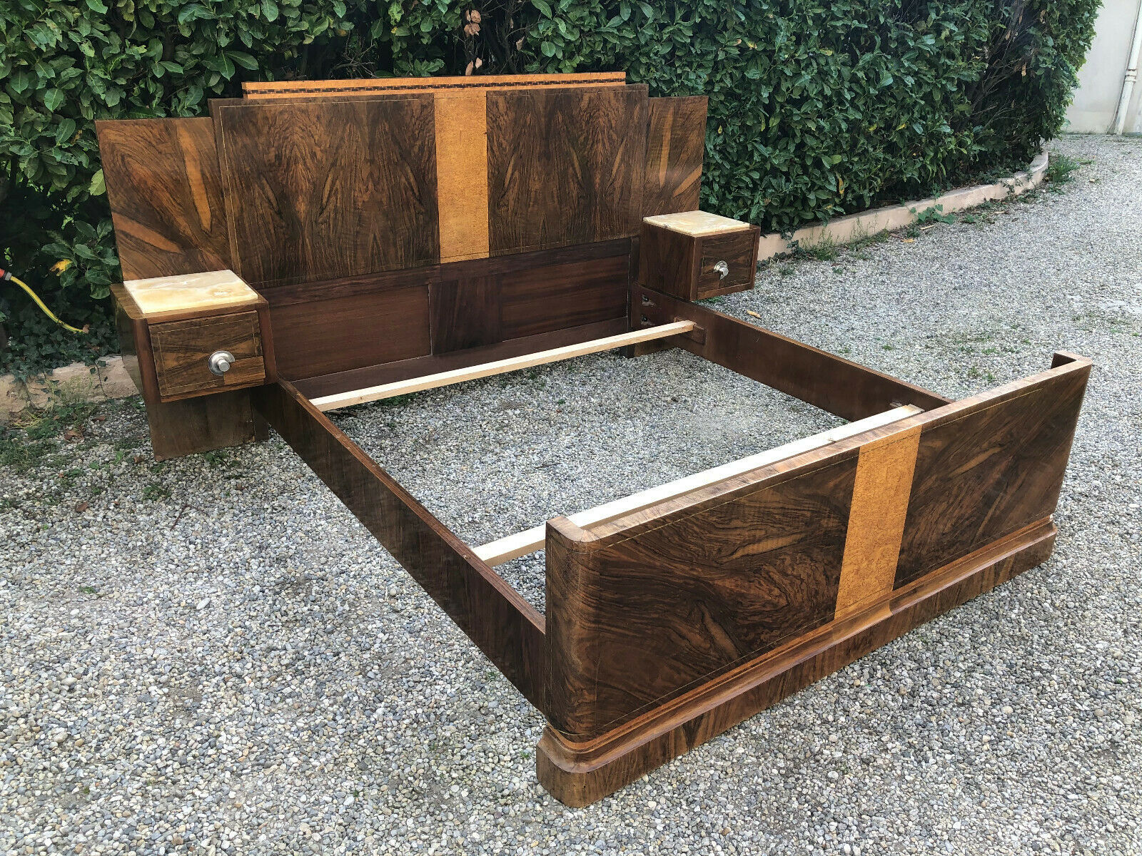 Art Deco bed by André Sornay