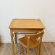 Pupitre/Bureau enfant et sa chaise - Baumann - Années 50/60